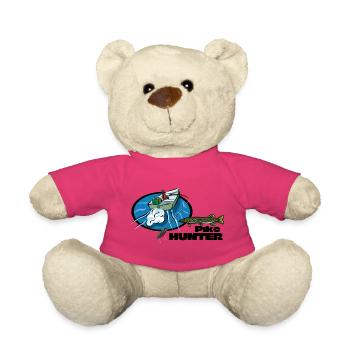 Bateau de chasse de brochets – Pêche aux prédateurs - Nounours - rose - Devant