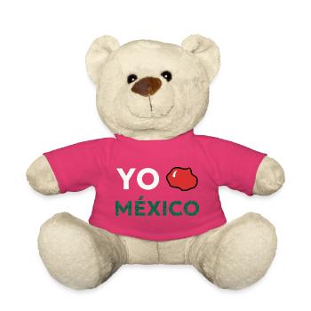 YO AMO MEXIQUE - Nounours - rose - Devant