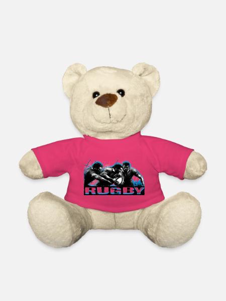 rugby - Nounours - rose