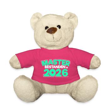 Master 2026 Masterabschluss Promotion Sponsion - Teddy - Pink - Vorne