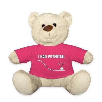 I Had Potential Kurven Humor - Teddy - Pink - Vorne