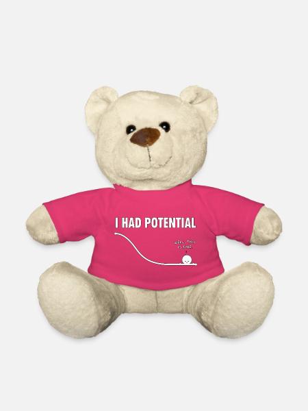 I Had Potential Kurven Humor - Teddy - Pink