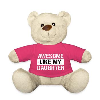 Pure folie : ma fille - Nounours - rose - Devant