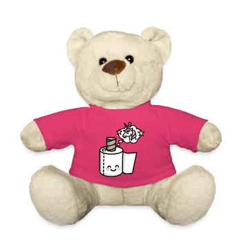 I'm beautiful - unicorn / toilet paper - Teddy - Pink - Vorne