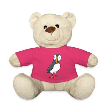 Macareux moine de Papageitaucher - Nounours - rose - Devant