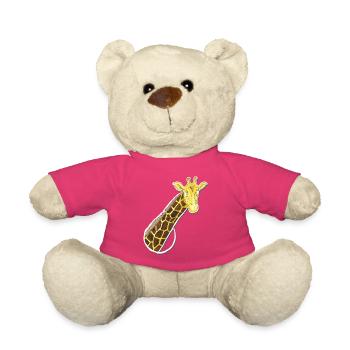 the looking giraffe - Teddy - Pink - Vorne