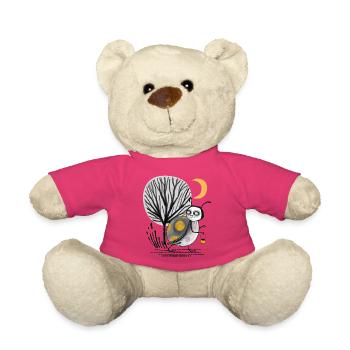 Animaux du scarabée des bois au clair de lune - Nounours - rose - Devant