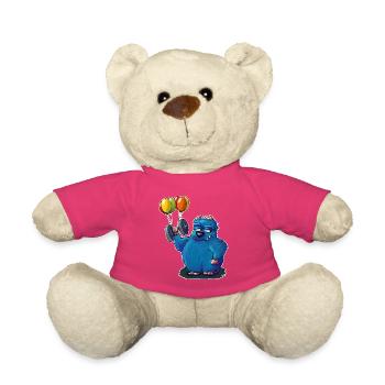 Das kleine Fitness Monster - Teddy - Pink - Vorne