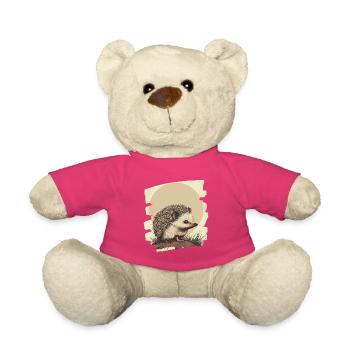 Hérisson - Nounours - rose - Devant