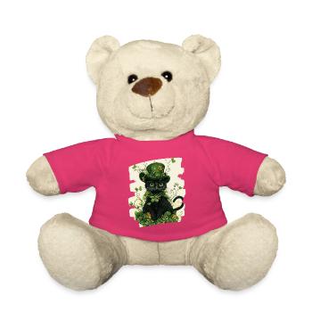 Chat de la Saint-Patrick - Nounours - rose - Devant