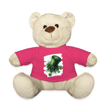 St. Patricks day - Teddy - Pink - Vorne