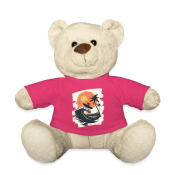 Surfeur - Nounours - rose - Devant