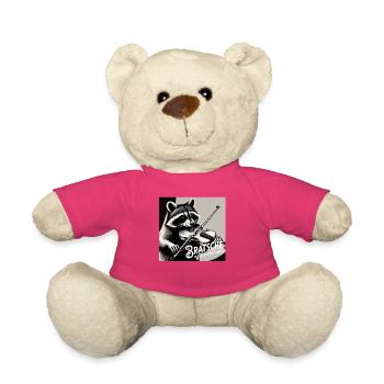 Bratsche Weich Und Sanft Waschbär Bratschist - Teddy - Pink - Vorne
