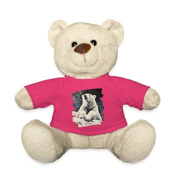 Polar bear - Teddy Bear - pink - Front