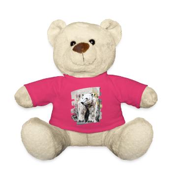 Eisbär Graffiti Sprayer - Teddy - Pink - Vorne
