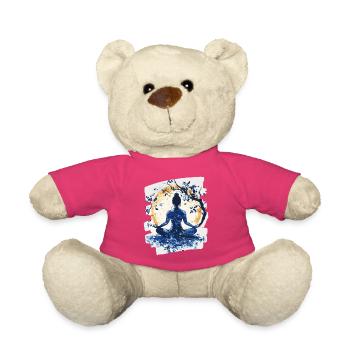 Yoga Namaste Meditation - Teddy - Pink - Vorne