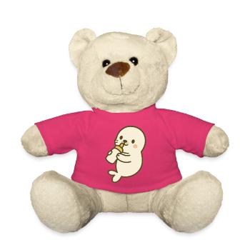 Flask Seal Baby - Teddy Bear - pink - Front