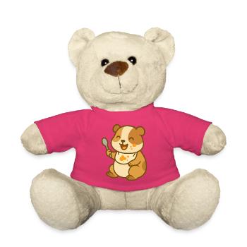 Drôle de cochon d’Inde alimentation pour bébé - Nounours - rose - Devant