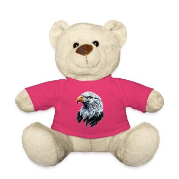 Eagle Bald Eagle Golden Eagle White-tailed Eagle - Teddy Bear - pink - Front