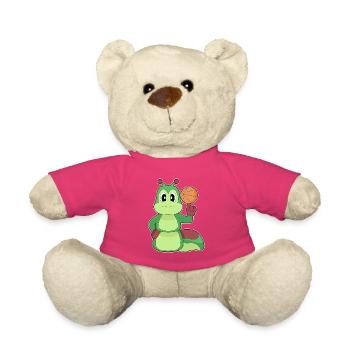 Joueur de basket-ball Caterpillar - Nounours - rose - Devant