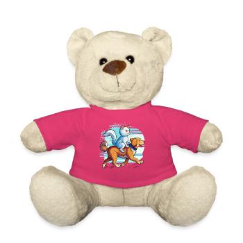 CHIEN DE CHAT - Nounours - rose - Devant