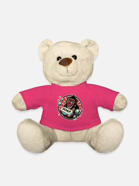 Mandrill Affe mit Seife - Teddy - Pink