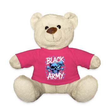 Blauer Schädel Armee Pilze - Teddy - Pink - Vorne