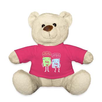 Chimie Chimiste Professeur de chimie Dire science - Nounours - rose - Devant