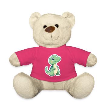 Dinosaure - Nounours - rose - Devant