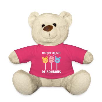 Kätzchen Süßigkeiten Lutscher Lecker - Teddy - Pink - Vorne