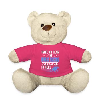 Horse Racing Expert Funny Confident Fan Statement - Teddy - Pink - Vorne