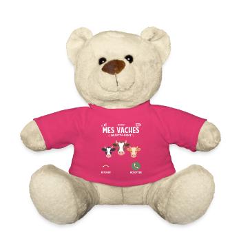 Meine Kühe nennen mich Landwirt und Zuchthumor - Teddy - Pink - Vorne