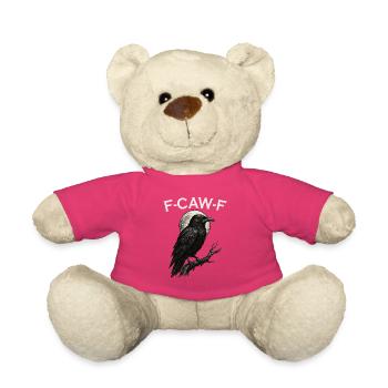 F-Caw-F Krähe Lustige Krähe FCAWF F Caw F - Teddy - Pink - Vorne