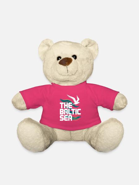  The Baltic Sea Ostsee Möwe Wellen Küste Meer - Teddy - Pink