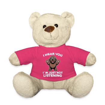 Terre-Neuve disant drôle de Terre-Neuve cadeau - Nounours - rose - Devant