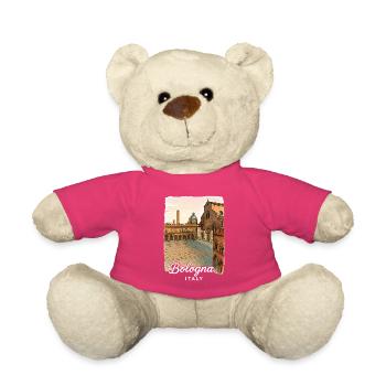Bologne, Italie - Nounours - rose - Devant