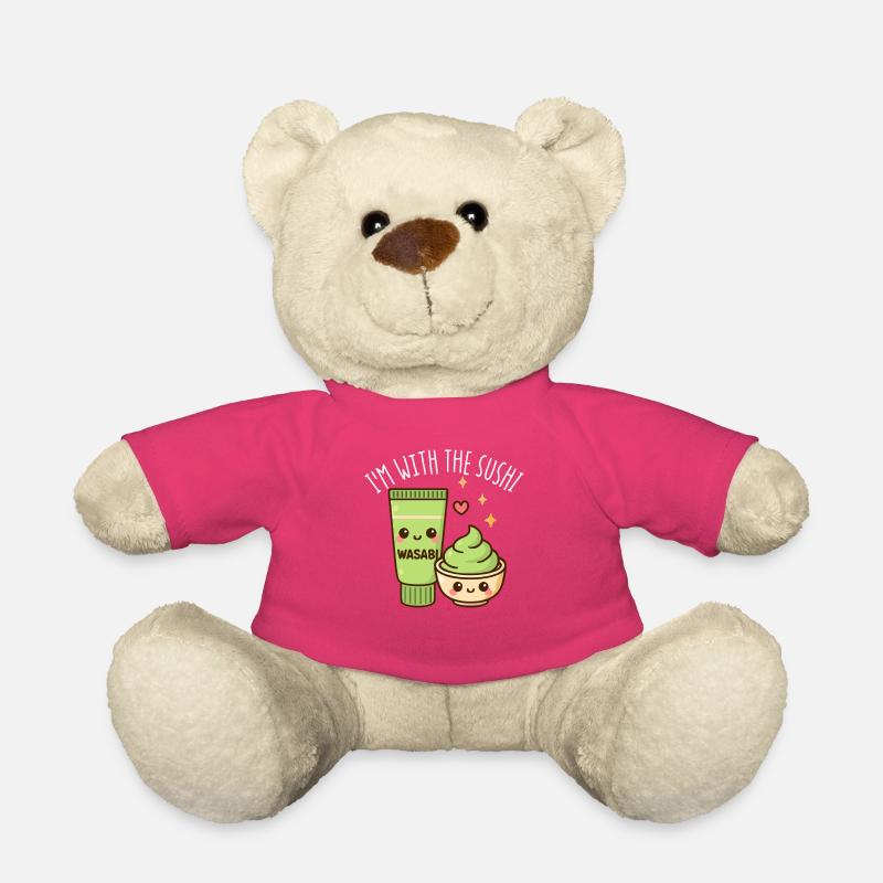 Ich bin mit dem Sushi-Wasabi-Kostüm – passendes Su - Teddy - Pink