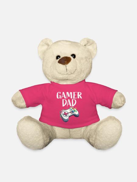 Gamer Dad Controller Splash - Teddy - Pink