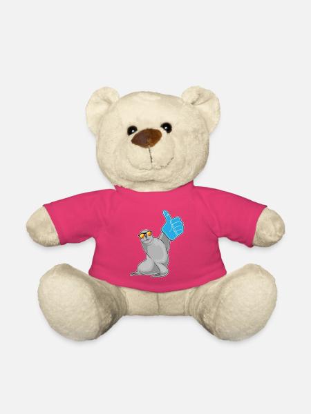 Seehund Daumen hoch - Teddy - Pink