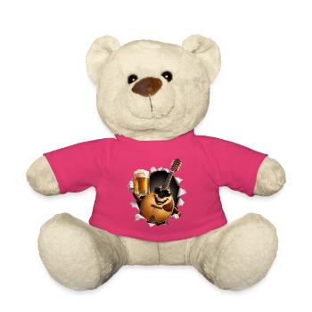Mandoline Bier Musikinstrument  - Teddy - Pink - Vorne