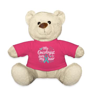 Mon oncologue coiffe mes cheveux - Nounours - rose - Devant