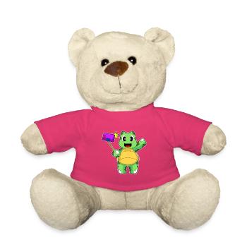 Smartphone Tortue - Nounours - rose - Devant