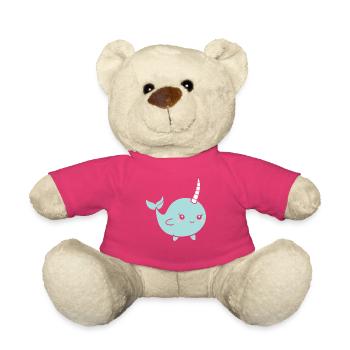 narval - Nounours - rose - Devant