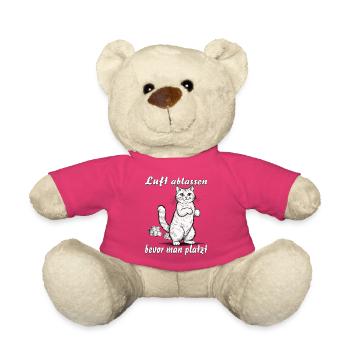 KATZE Luft ablassen bevor man platzt - Teddy - Pink - Vorne