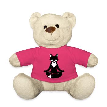Méditation Fox Yoga - Nounours - rose - Devant