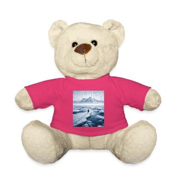But Why Penguin Meme Existential Sad Humor Mood - Teddy Bear - pink - Front