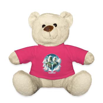Îles du ciel Îles du ciel flottantes - Nounours - rose - Devant