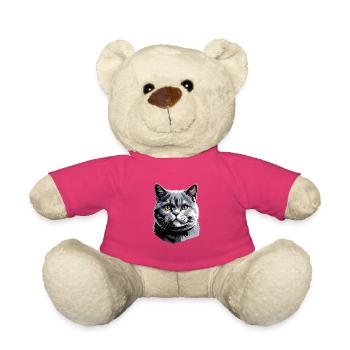British Shorthair Chat BKH Chat Maman Chats Mignons - Nounours - rose - Devant
