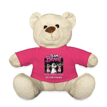 Bachelor Party Women's T-Shirt Bachelorette Party - Teddy Bear - pink - Front