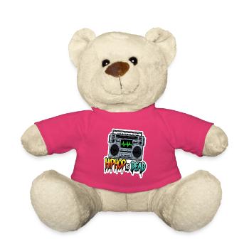 Boombox Graffiti HipHop est mort - Nounours - rose - Devant